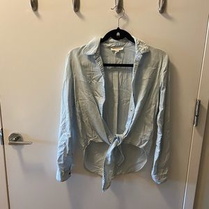 BeachLunchLounge Tie Front Button Up